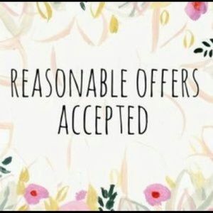 Reasonable offers accepted!!